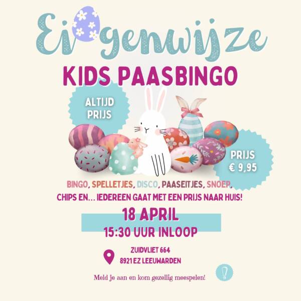 Eigenwijze Kids Paasbingo!